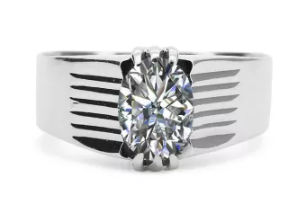 Ring Vintage style Zircon Sterling silver 925 vrc007s